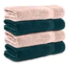 Komfortec 4er Duschtücher 70x140 cm Set aus 100% Baumwolle, Produktbild-Vorschau 1