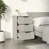 vidaXL Nočné stolíky 2 ks. Betónová sivá 40x36x65 cm Náhľad obrázku produktu 3