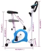 vidaXL Heimtrainer mit Riemenantrieb Blau Produktbild-Vorschau 7