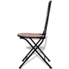 vidaXL Chaises de bistrot 2 pcs. Pliable Céramique Voir les images du produit 2