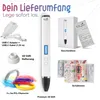Filapen 3D-Stift Set & 5x PCL Filamente (25 meter) Weiss Produktbild-Vorschau 3