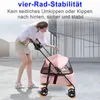 Hundebuggy Hundewagen mit Meshfenster, Klappbar mit 2 Produktbild-Vorschau 8