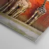 Bilder auf glas - Tiere Giraffen Zoo Familie - 100x70cm - Produktbild-Vorschau 5