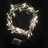 LEX Metallkranz grobmaschig 40 LED, Ø 30cm warmweiß Timer, Produktbild-Vorschau 2
