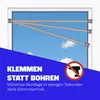 Klemmstange Silber 80-125cm ausziehbar, Ø16/19mm, Produktbild-Vorschau 3