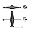 Trapezförmiger Wagenheber mit Ratsche, LAMPA-Wagenheber 1T Produktbild-Vorschau 6