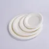 RyanPack Zuckerrohr Bagasse Teller 18 cm Weiß – Einweg Produktbild-Vorschau 3