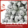 228cm Künstlicher Weihnachtsbaum mit Schnee, 1405 Spitzen, Produktbild-Vorschau 5