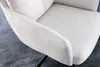 Drehbarer Retro Stuhl BIG GEORGE weiß mit Armlehnen und Produktbild-Vorschau 9