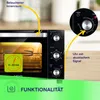 Kleiner freistehender Mini-Elektroofen 48L MPM MPE-17/T Produktbild-Vorschau 5