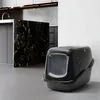 SAVIC Katzentoilette Nestor Marble schwarz/gold Produktbild-Vorschau 3