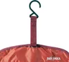 A close-up shot of the top part of a hanging toiletry bag, showing the hook and strap. Produktbild-Vorschau