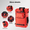 Wiltec Gepäckträgertasche rot, Fahrradtasche Rucksack 20 l Produktbild-Vorschau 7