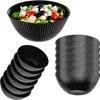 KADAX Salatschüssel 20 cm, 6er Set, schwarze Schüssel aus Produktbild-Vorschau 1