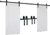 SucceBuy 8 Foot Sliding Door Hardware Kit - Binario pesante Anteprima dell’immagine prodotto 1