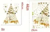 GKA XL Fensterbild goldener Weihnachtsbaum mit Renntier und Produktbild-Vorschau 4