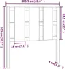 vidaXL Bett-Kopfteil Honigbraun 105,5x4x100 cm Massivholz Produktbild-Vorschau 6