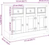 vidaXL Kredens Corona 112x43x78 cm lite drewno sosna Podgląd zdjęcia produktu 8