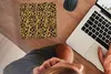 MuchoWow® Mauspad Mousepad Pantherdruck - Gelb - Gold 20x20 Produktbild-Vorschau 3