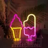 Lampe LED NEON, lampe décorative sur pied, glace dans un Voir les images du produit 4