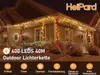 HeiPard LED Weihnachtslichterkette HP-OLG-400 - 40 Meter Produktbild-Vorschau 2