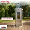 Grafner Räucherofen 6 Etagen 39,5x27x120cm mit Sichtfenster Produktbild-Vorschau 2