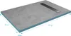 Receveur De Douche A Carreler 80X120Cm Recoupable Sur Voir les images du produit 5