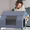 LZQ Outdoor Hundeliege überdacht, 130x85x113 cm, Produktbild-Vorschau 10