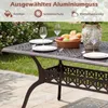 Tavolo da giardino COSTWAY 150x90 cm, tavolo da terrazza in Anteprima dell’immagine prodotto 5