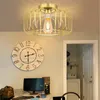 Deckenleuchte Modern Gold Metall Deckenlampe E27 Fassung Produktbild-Vorschau 7