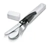 A set of cutlery in a clear plastic case, with a small white box next to it. Anteprima dell’immagine prodotto