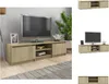 vidaXL TV-Schrank Sonoma-Eiche 140x40x35,5 cm Holzwerkstoff Produktbild-Vorschau 1