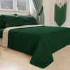 Dubbelzijdige Quilt voor Tweepersoonsbed in Duif Groen Productafbeelding-voorbeeld 2