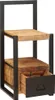vidaXL Ankleidehaken mit Regal Braun 40 x 40 x 90 cm Produktbild-Vorschau 1