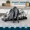 eluno Topfdeckel und Pfannenhalter für 7 Töpfe, Pfannen, Produktbild-Vorschau 2