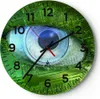 Wanduhr - Rund - Glasuhr - Computergrafik Abstraktion Produktbild-Vorschau 1