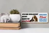 Holzschild Tier Spruch 27x10cm mein Hund liebt mich Produktbild-Vorschau 4