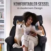 Fotel relaksacyjny ze stołkiem HWC-K99, fotel TV, funkcja Podgląd zdjęcia produktu 10
