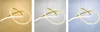 tooLight Pendellampe App394-Cp Modern Gold Led + Produktbild-Vorschau 5