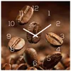 A clock face with coffee beans as the numbers and hands. Produktbild-Vorschau