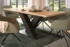 Esstisch "Home-X" Artisan Eiche und grau Küchentisch Produktbild-Vorschau 1