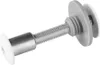 1, M5 x 25mm (Reinweiß RAL9010 mit Gewindehülse) Produktbild-Vorschau 1