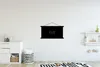 MuchoWow® Textilposter Zitate - Einfach - Gold - Schwarz Produktbild-Vorschau 2