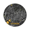 MuchoWow® Mauspad Mousepad Deutschland - Schwarz und Gold - Produktbild-Vorschau 1