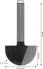 PRO Hohlkehlfräser, R 12,7, S 6 Produktbild-Vorschau 4