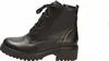 A black leather lace-up boot is shown against a white background. Anteprima dell’immagine prodotto