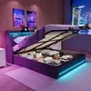 INONEFT Polsterbett 140x200 mit LED Beleuchtungmit, Produktbild-Vorschau 6
