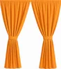 Gartenvorhang 2 Stück 155x240cm, Garten Vorhang Orange, Produktbild-Vorschau 1