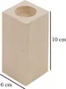 Kerzenhalter 10x6 cm rechteckig aus Buchenholz 1 Stück Produktbild-Vorschau 3