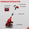 Motoculteur sans fil 21 V Motoculteur électrique avec 2 Voir les images du produit 7